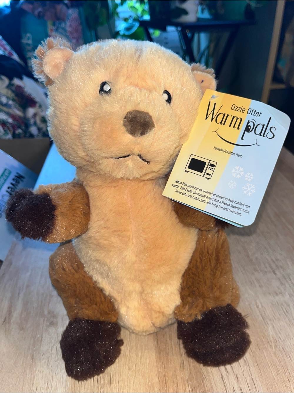 Ozzie Otter Plush Heat Pack - Brown